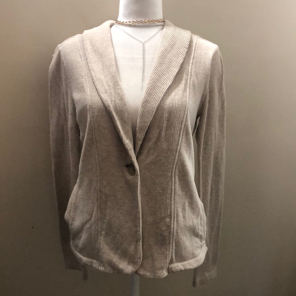 Banana Republic - 100% Cotton Single Button Sweater/Jacket